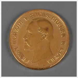 20 Goldmark Sachsen-Coburg-Gotha