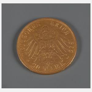 20 Goldmark Preußen