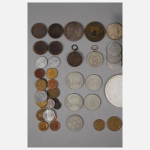 Konvolut Münzen und Medaillen