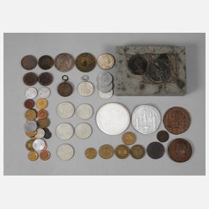 Konvolut Münzen und Medaillen