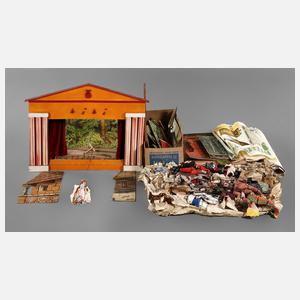 Umfangreiches Marionetten-Theater "Bibi"