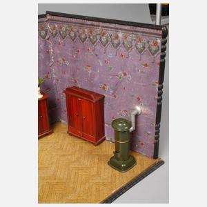 Große Puppenstube mit Zubehör