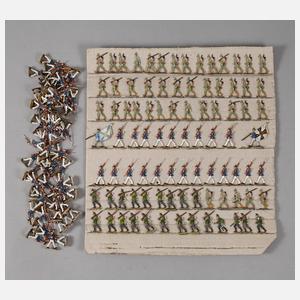 Konvolut Berliner Zinnfiguren Deutsches Herr