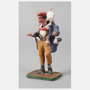 Wackelkopffigur als Puppenverkäufer