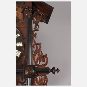 Kuckucksuhr mit Zitherspieler