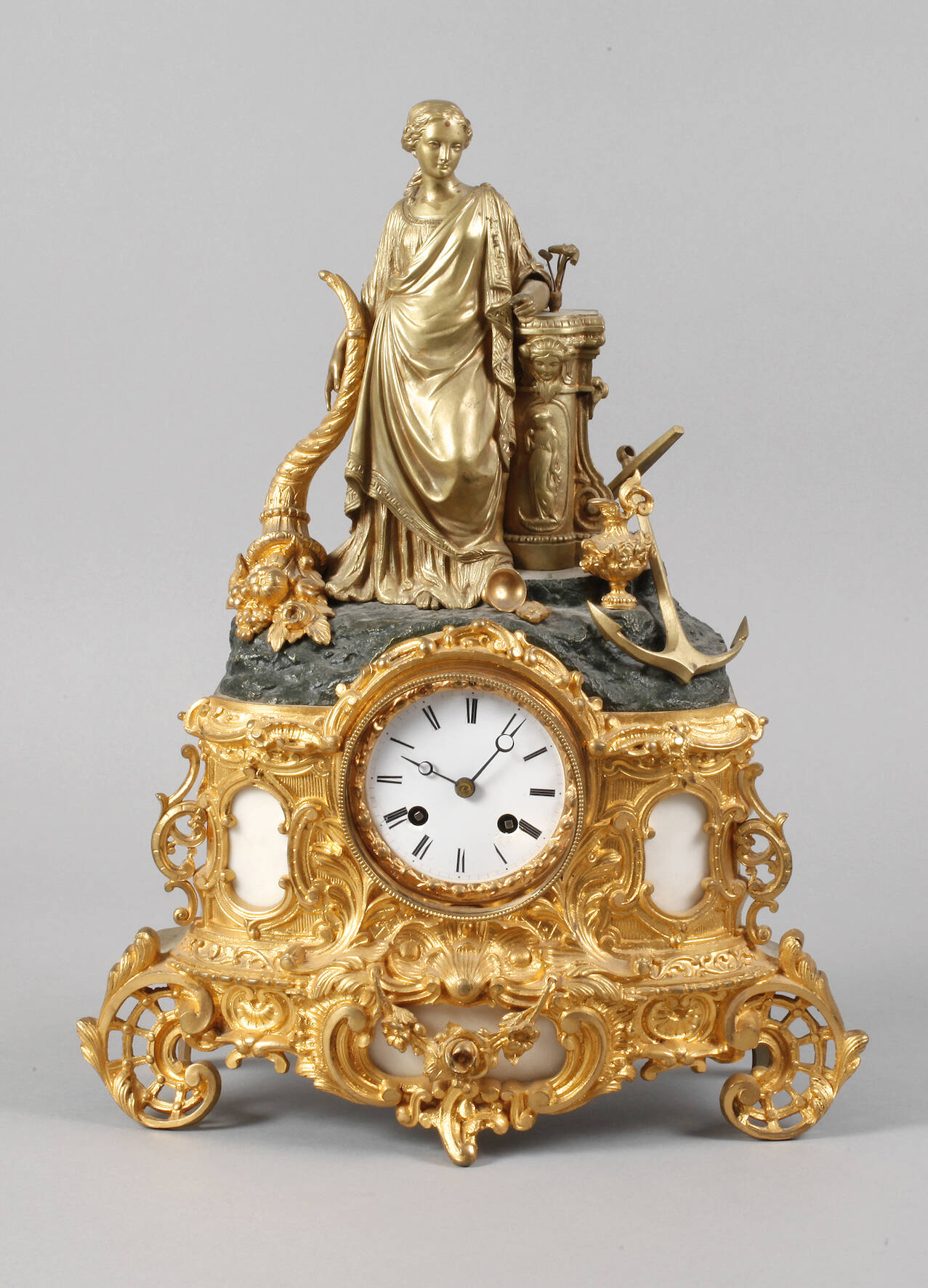 Figurenpendule Bronze