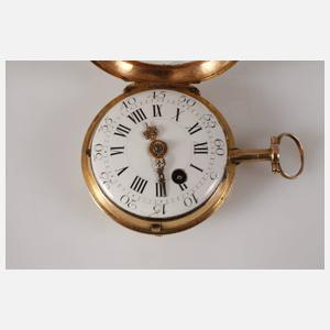 Spindeltaschenuhr Gold