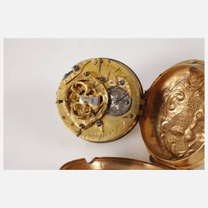 Spindeltaschenuhr Gold