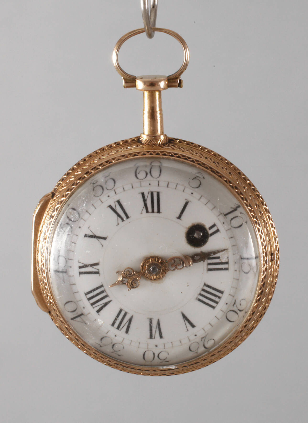 Spindeltaschenuhr Gold