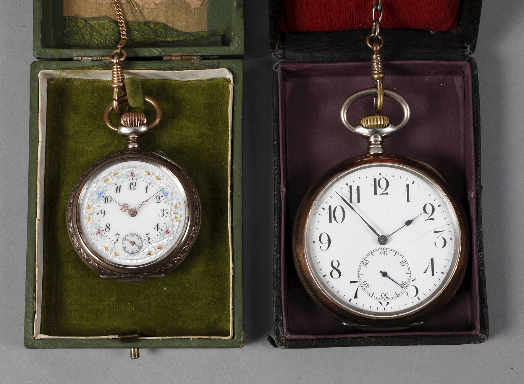 Zwei Taschenuhren