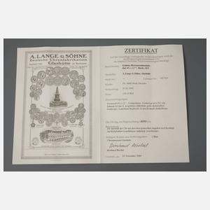 Armbanduhr A. Lange & Söhne Glashütte