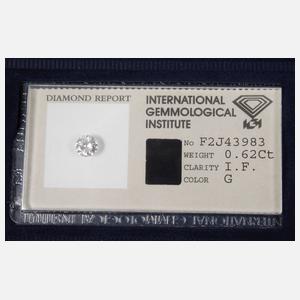 Brillant von 0,62 ct