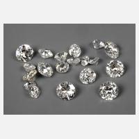 Konvolut geschliffene Diamanten, 1,88 ct111