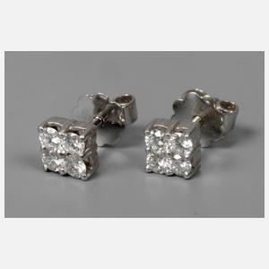 Paar Brillantohrstecker