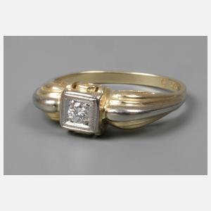 Damenring mit Brillant