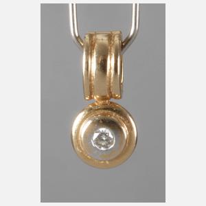 Clipanhänger mit Brillant