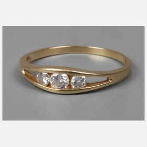 Damenring mit Brillanten