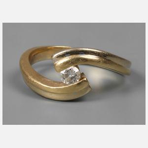 Damenring mit Brillant