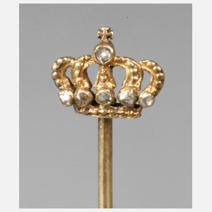 Krawattennadel mit Diamanten