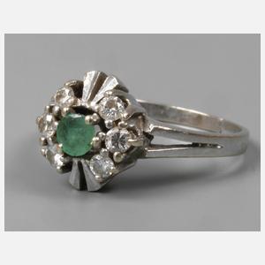 Damenring mit Smaragd