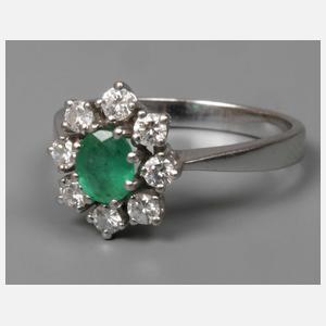 Damenring mit Smaragd