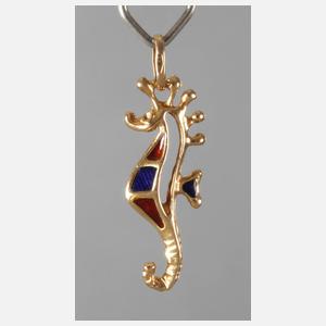 Anhänger in Form eines Seepferdchens