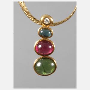 Anhänger mit Turmalinen