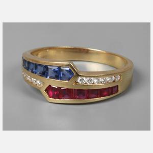 Damenring mit Steinbesatz