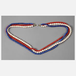 Dreireihiges Collier