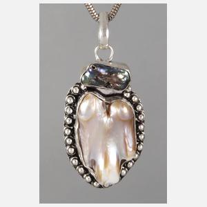 Anhänger mit Barockperlen