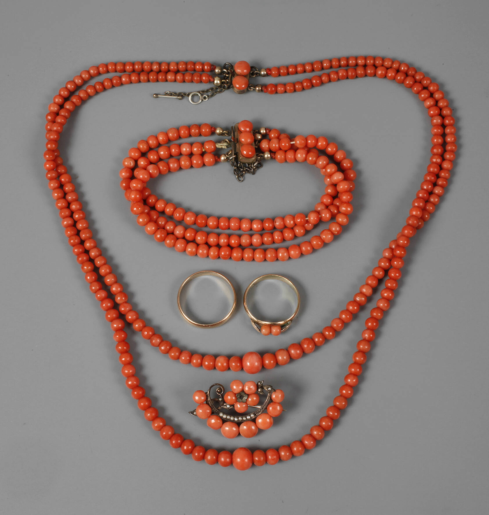 Konvolut Korallenschmuck