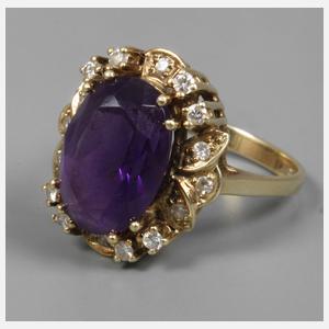 Damenring mit Amethyst