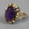Damenring mit Amethyst