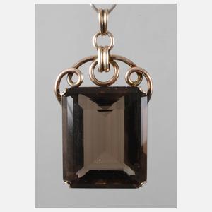 Anhänger mit großem Rauchquarz