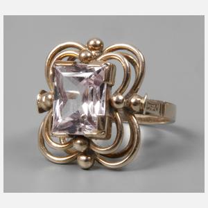 Damenring mit Steinbesatz