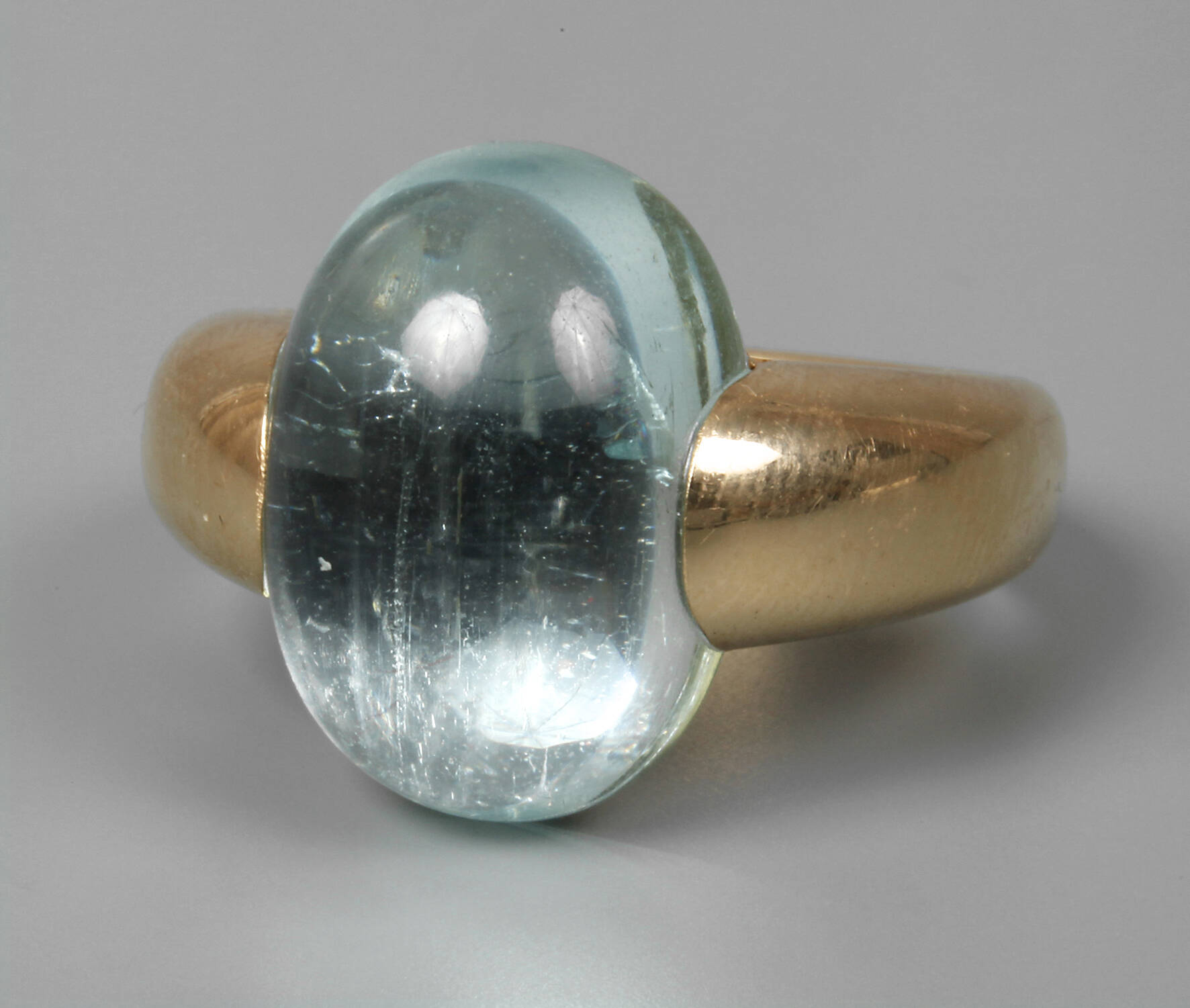 Damenring mit Aquamarin