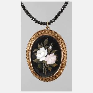 Anhänger mit feiner Pietra dura