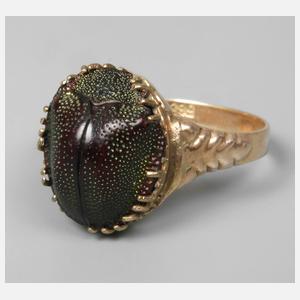 Damenring mit Laufkäfer