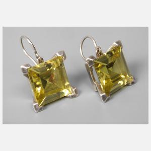 Ohrhänger mit Steinbesatz