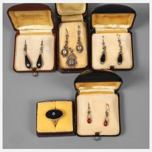 Konvolut Art déco-Schmuck