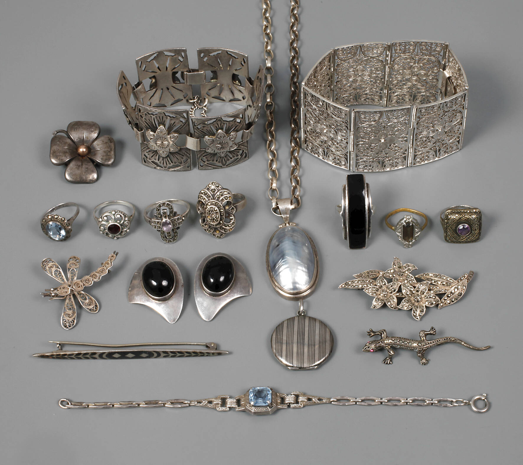 Konvolut Silberschmuck