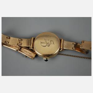Damenarmbanduhr Gold