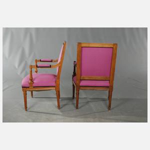 Paar klassizistische Sessel