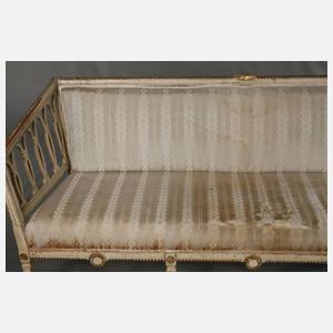 Klassizistische Sitzbank