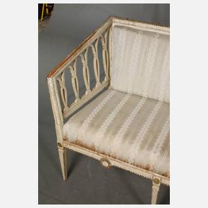 Klassizistische Sitzbank