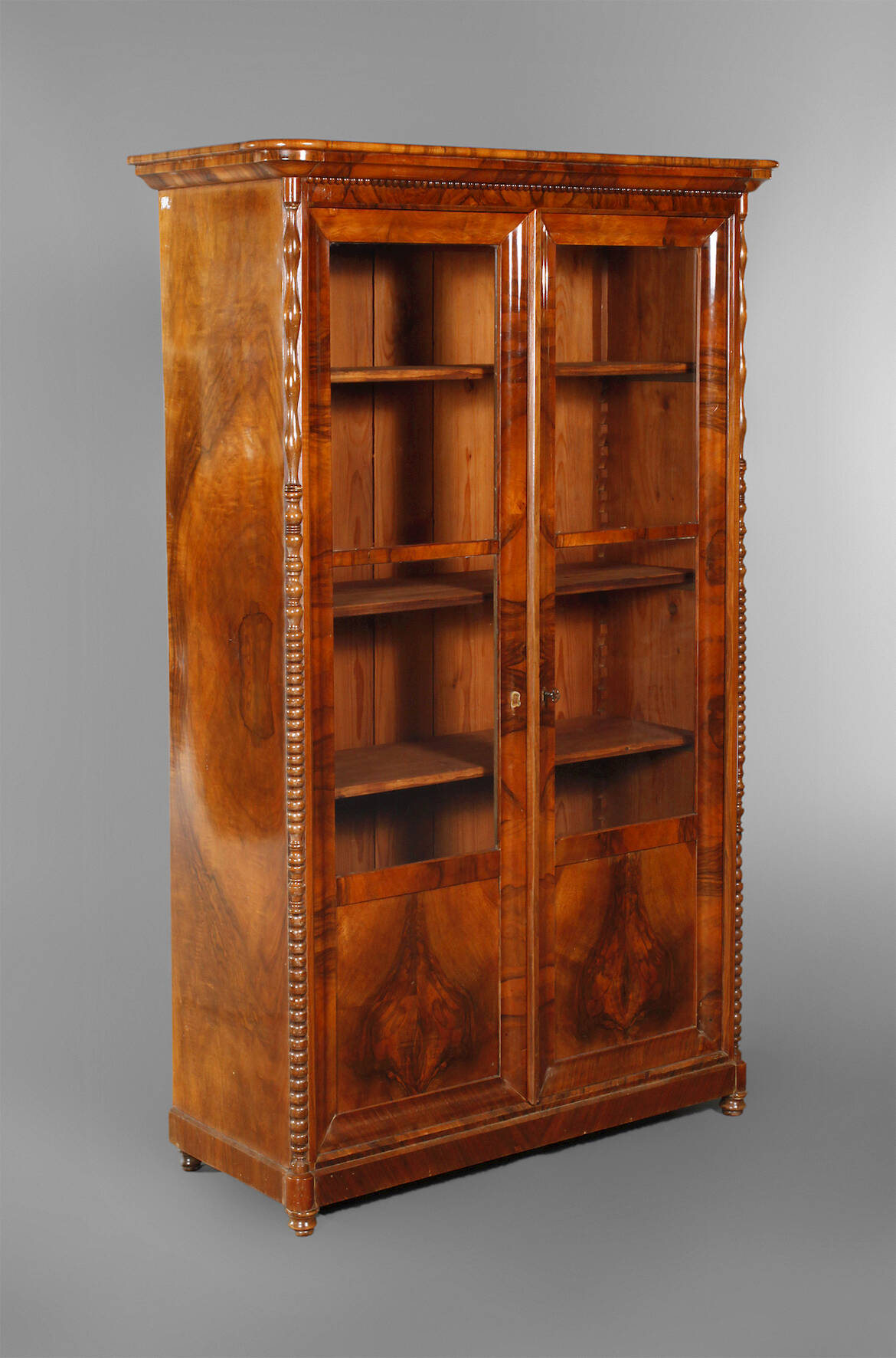 Büchervitrine Spätbiedermeier