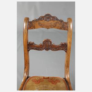 Vier Stühle Spätbiedermeier