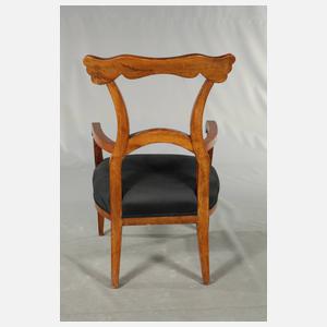 Paar Biedermeiersessel