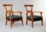 Paar Biedermeiersessel