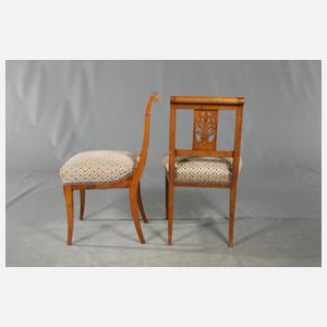 Paar Biedermeierstühle